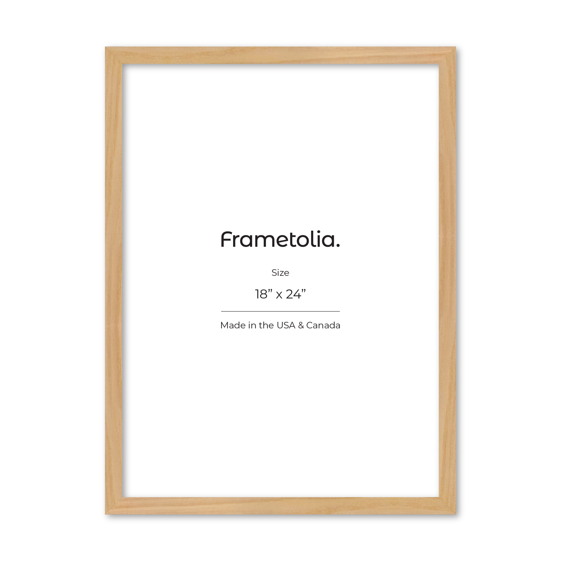 18" x 24" American Maple Heritage Wall Frame