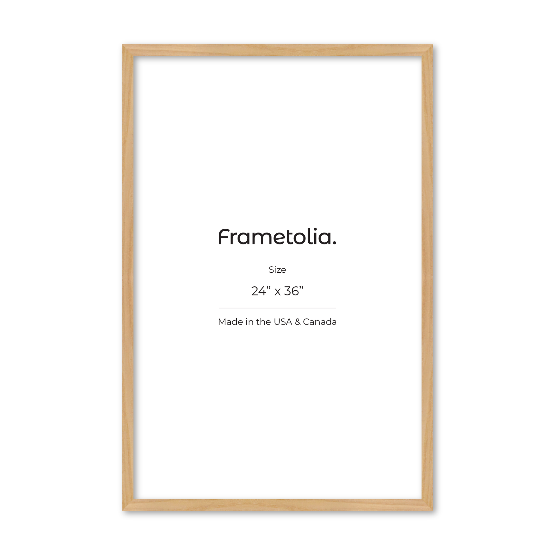 24" x 36" American Maple Heritage Wall Frame