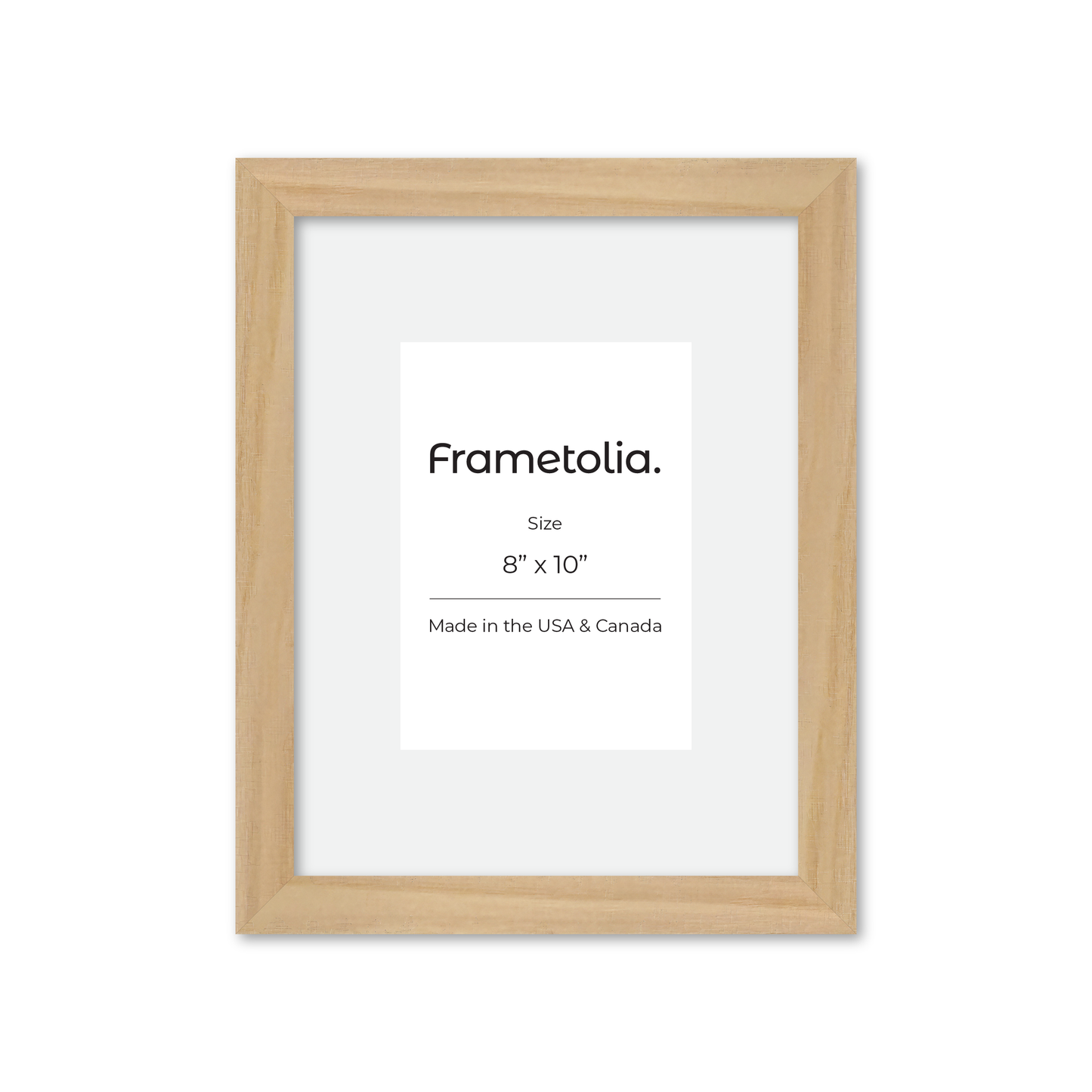 8" x 10" American Maple Heritage Wall Frame