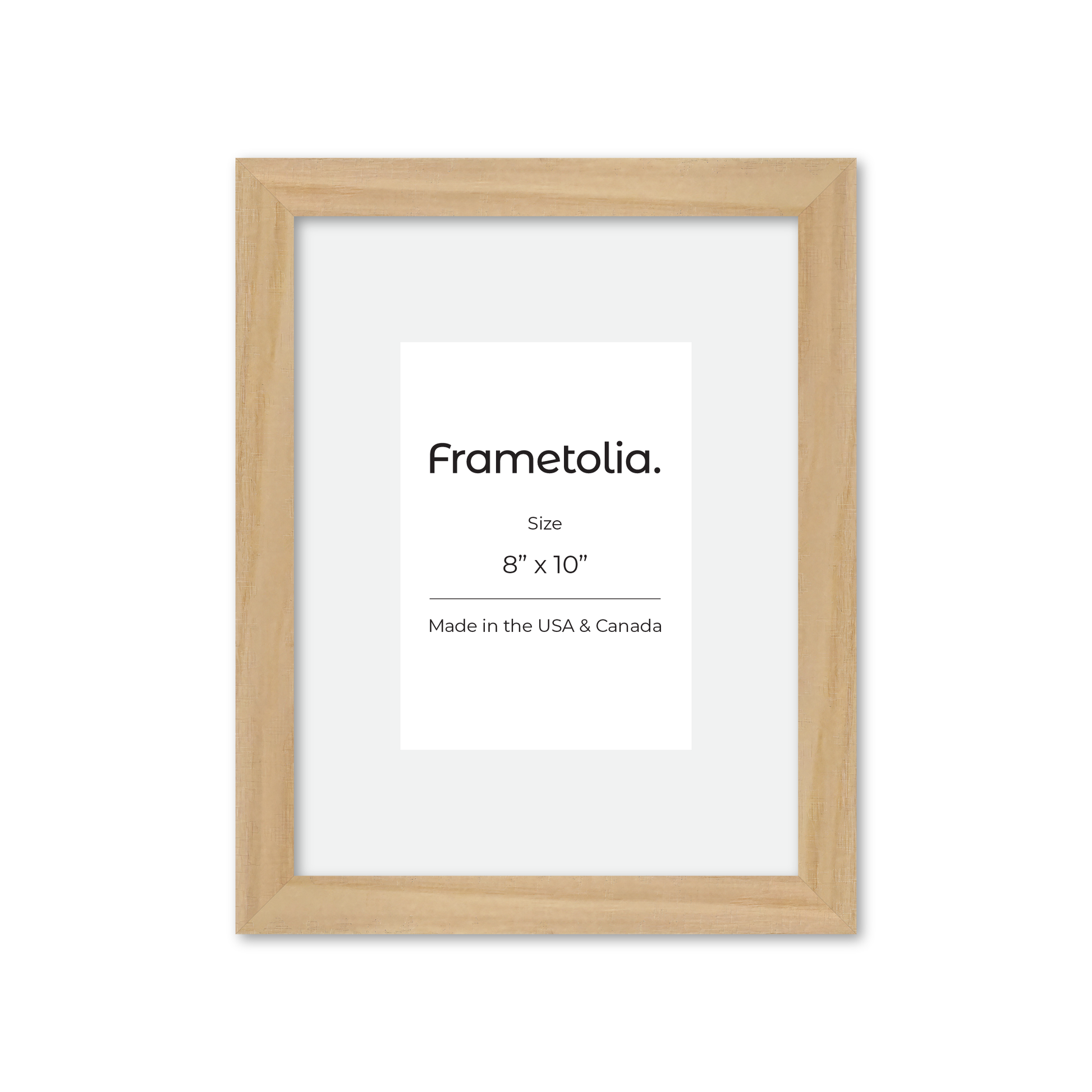 8" x 10" American Maple Heritage Wall Frame