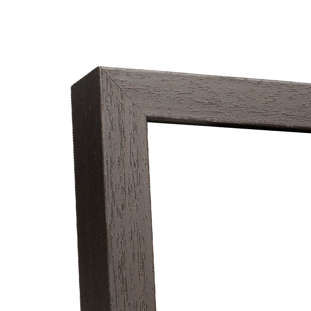 Dark Walnut Modern Narrow Width Table Top Frame