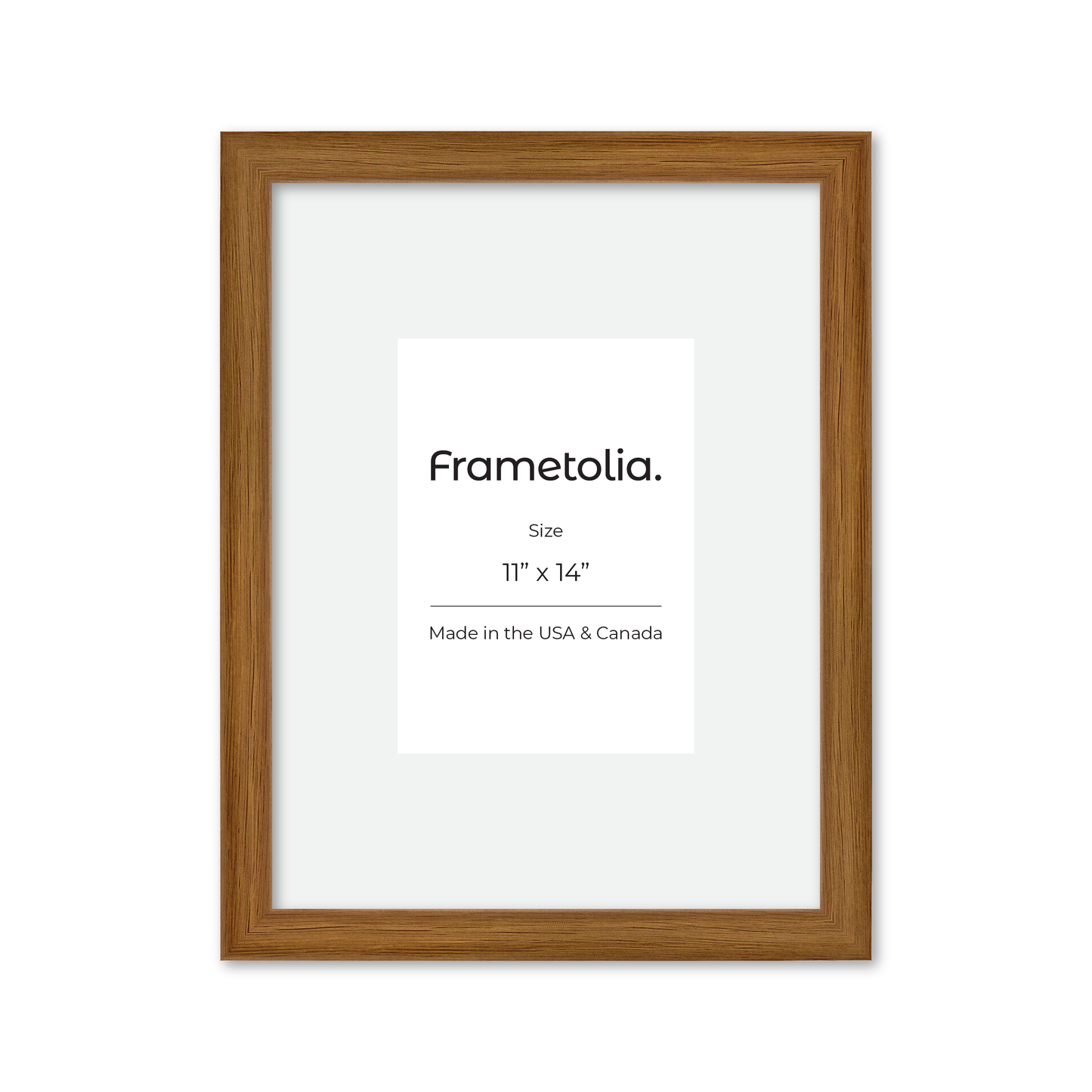 11" x 14" Light Oak Hudson Narrows Wall Frame