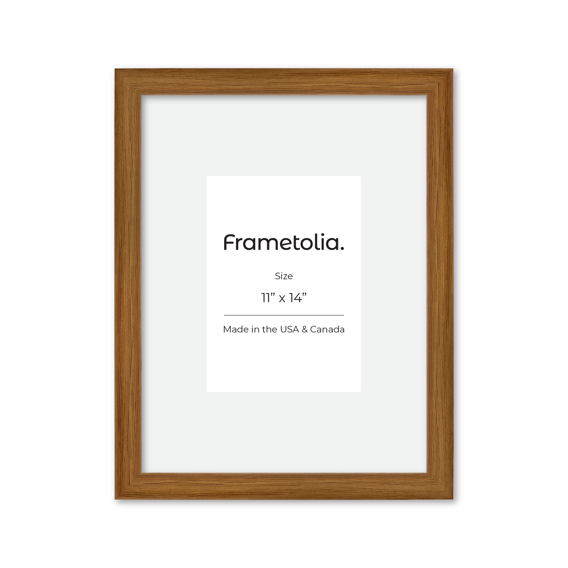 11" x 14" Light Oak Hudson Narrows Wall Frame