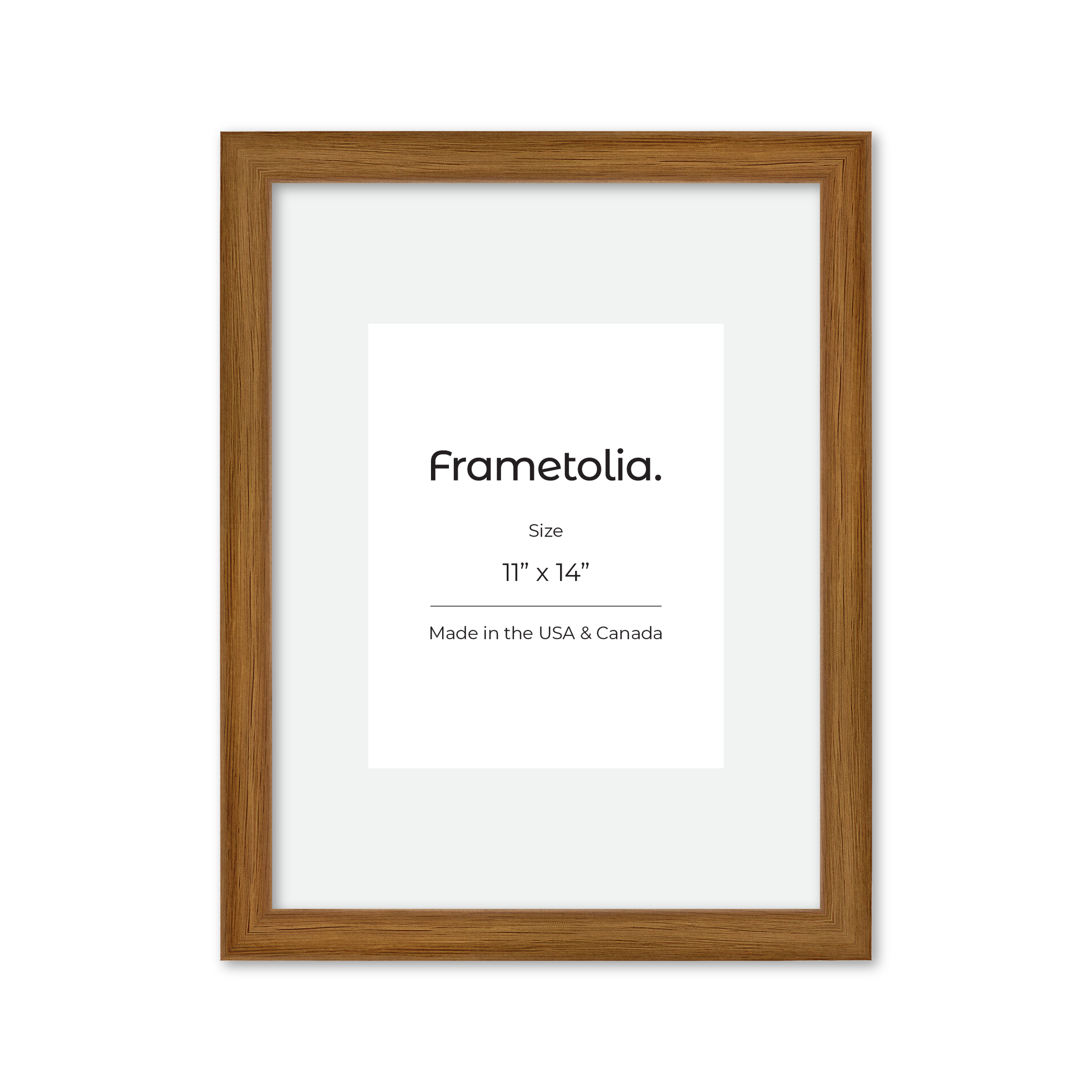 11" x 14" Light Oak Hudson Narrows Wall Frame