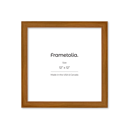 12" x 12" Light Oak Hudson Narrows Wall Frame