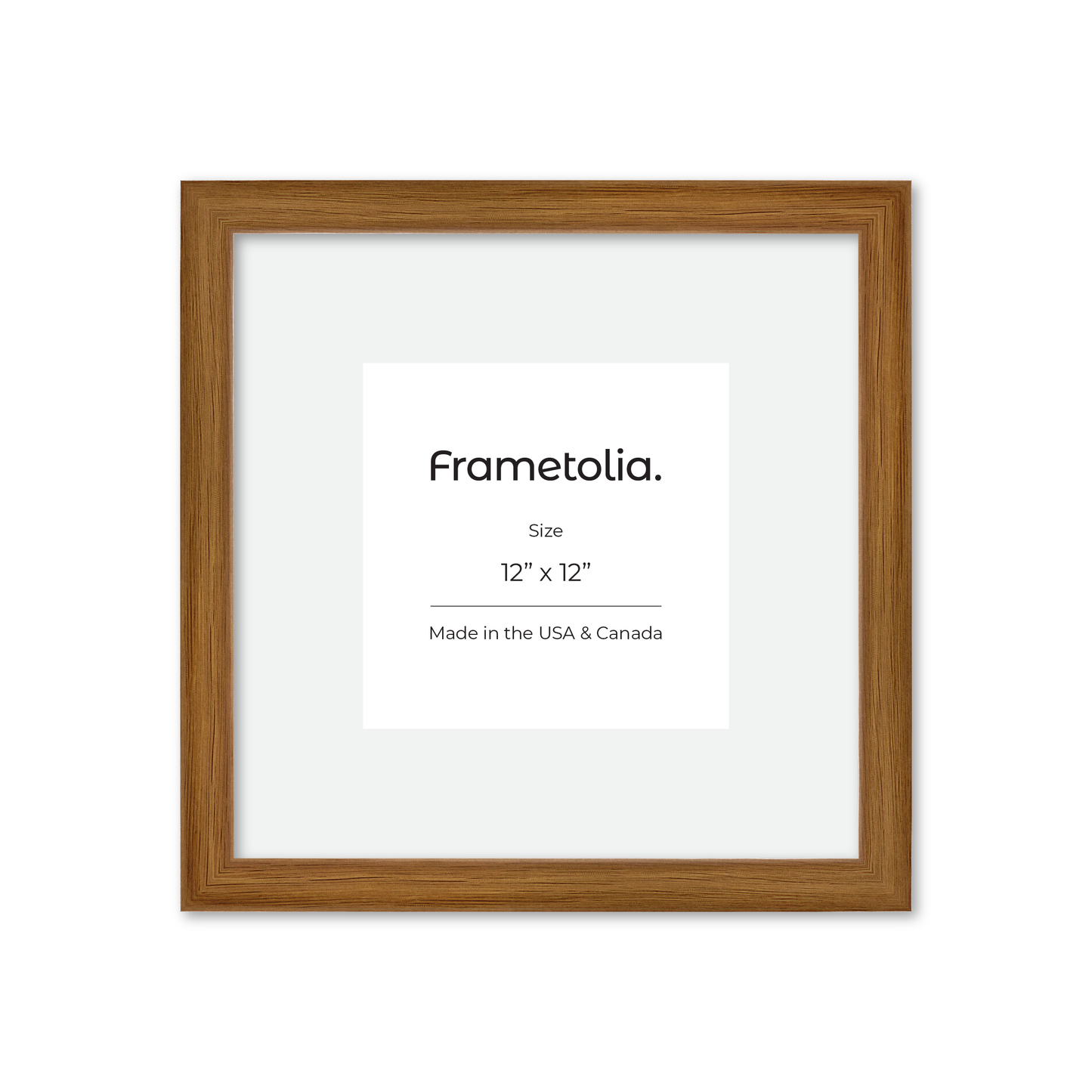 12" x 12" Light Oak Hudson Narrows Wall Frame