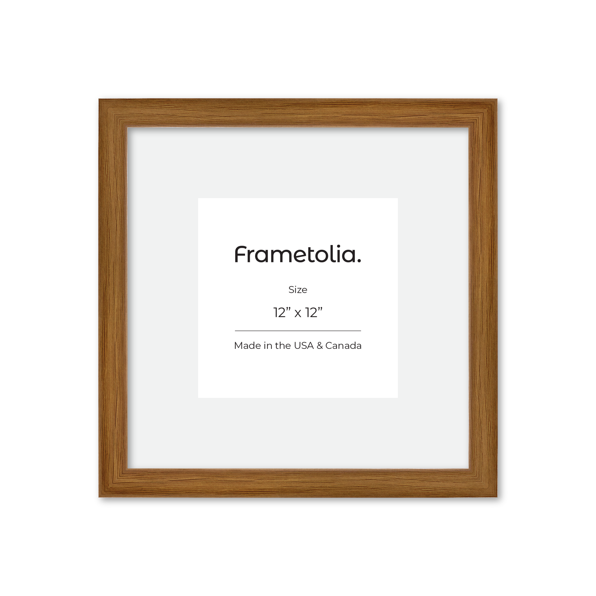 12" x 12" Light Oak Hudson Narrows Wall Frame