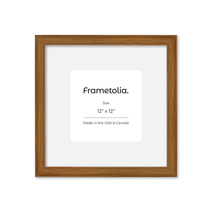 12" x 12" Light Oak Hudson Narrows Wall Frame