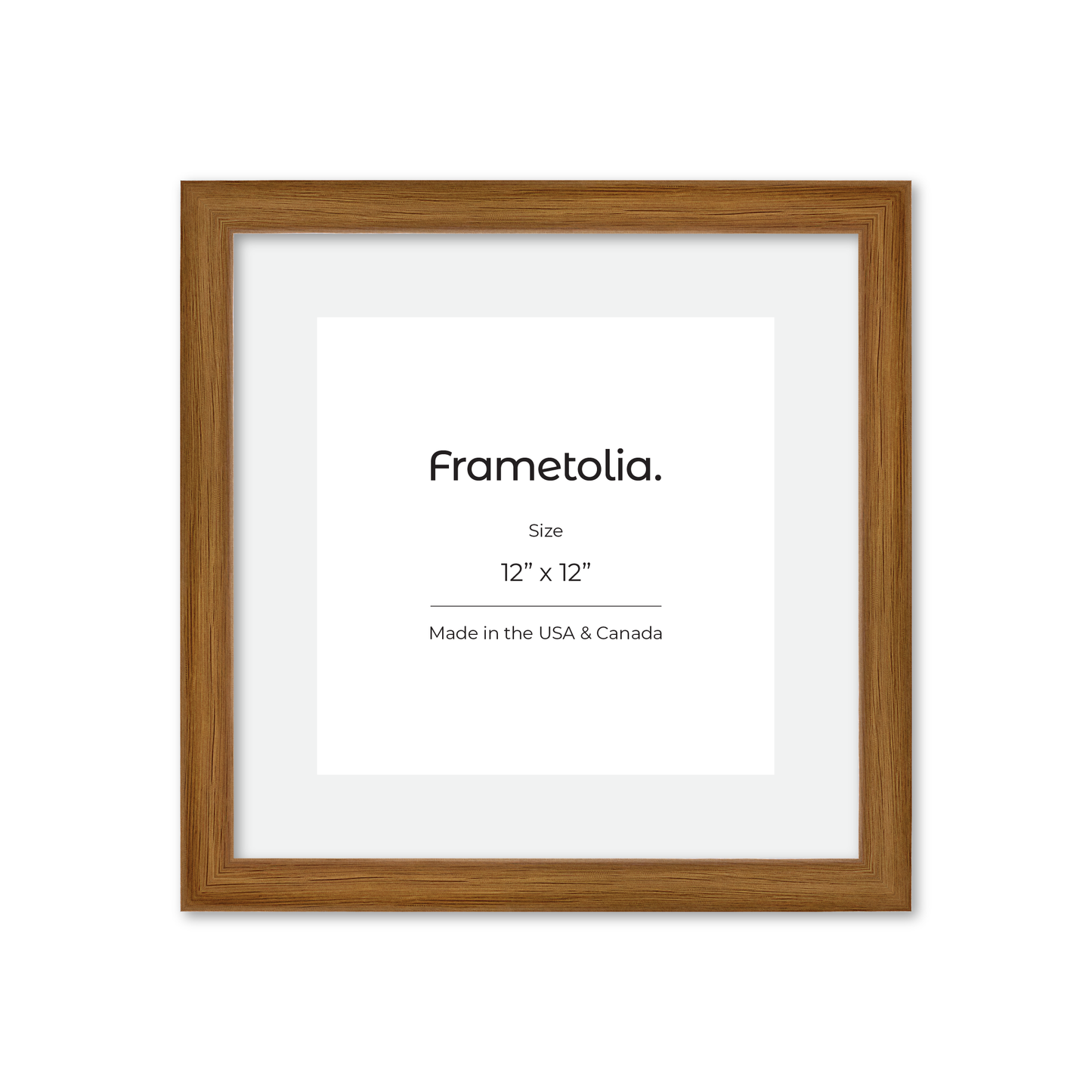 12" x 12" Light Oak Hudson Narrows Wall Frame