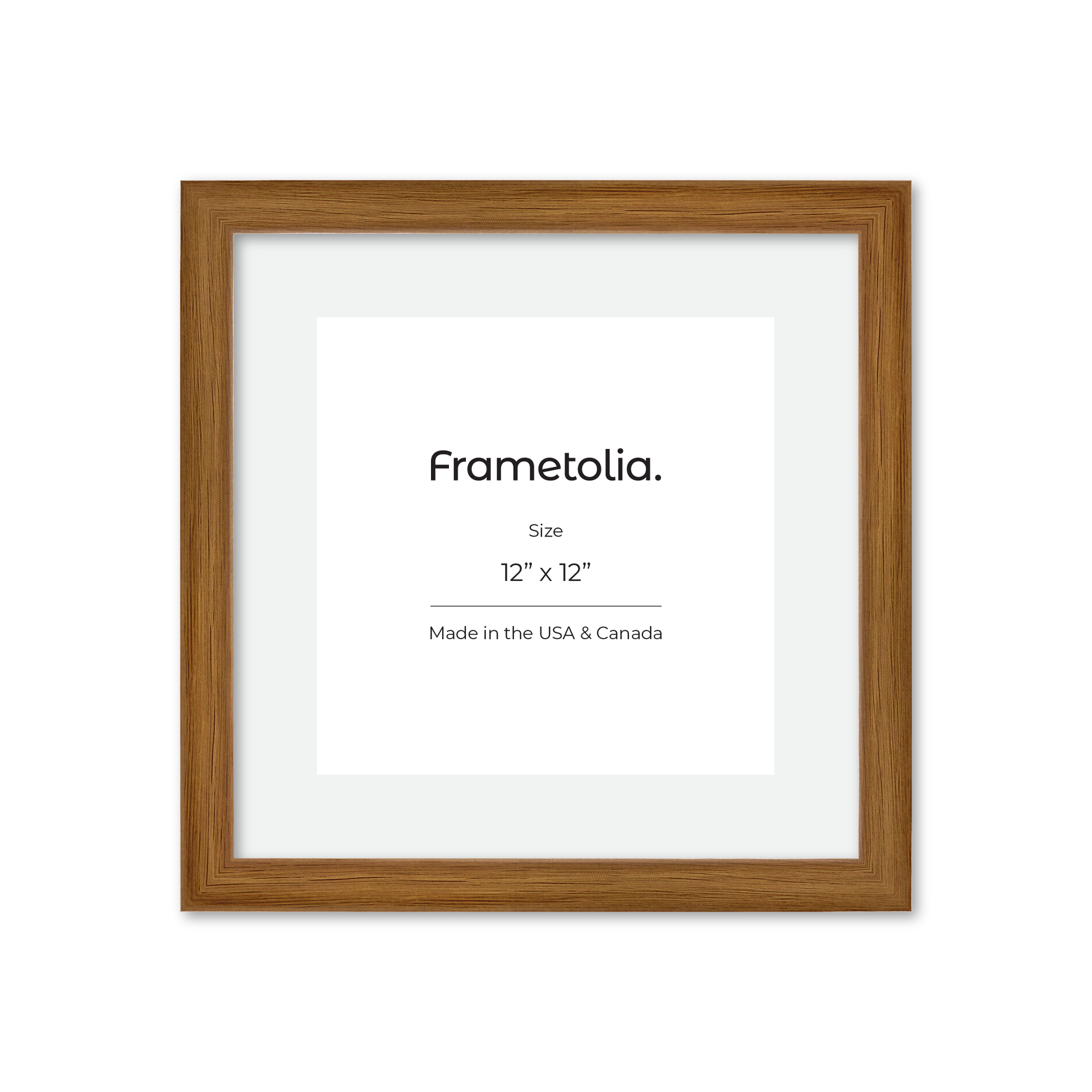 12" x 12" Light Oak Hudson Narrows Wall Frame