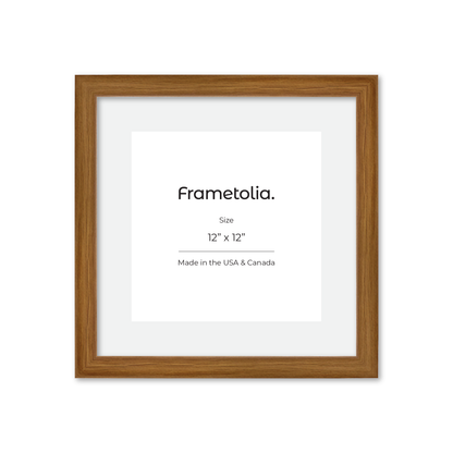 12" x 12" Light Oak Hudson Narrows Wall Frame