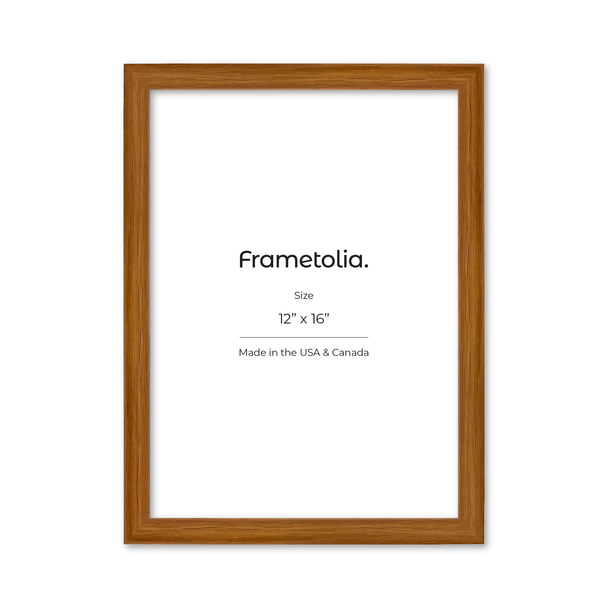 12" x 16" Light Oak Hudson Narrows Wall Frame