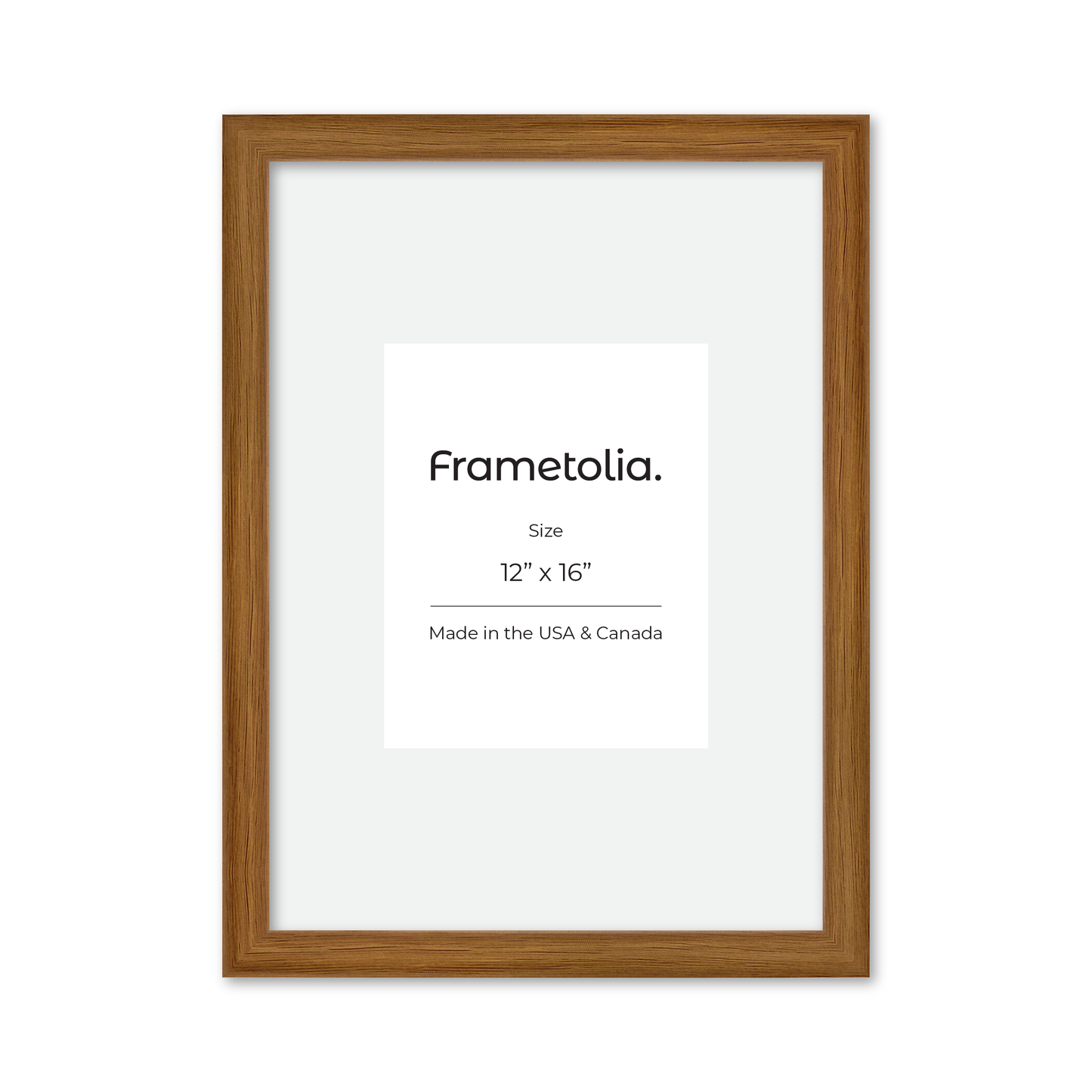 12" x 16" Light Oak Hudson Narrows Wall Frame