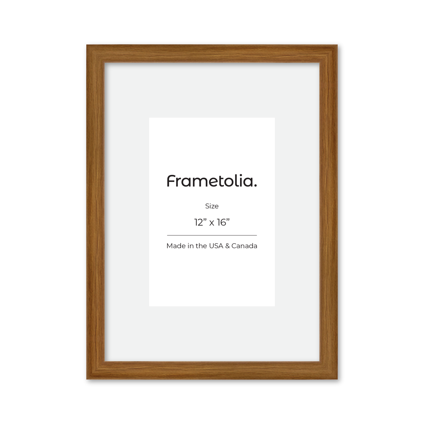 12" x 16" Light Oak Hudson Narrows Wall Frame