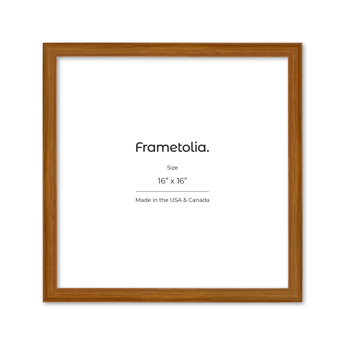 16" x 16" Light Oak Hudson Narrows Wall Frame