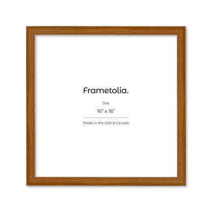 16" x 16" Light Oak Hudson Narrows Wall Frame