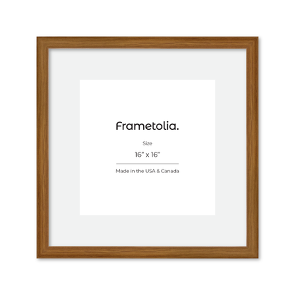 16" x 16" Light Oak Hudson Narrows Wall Frame