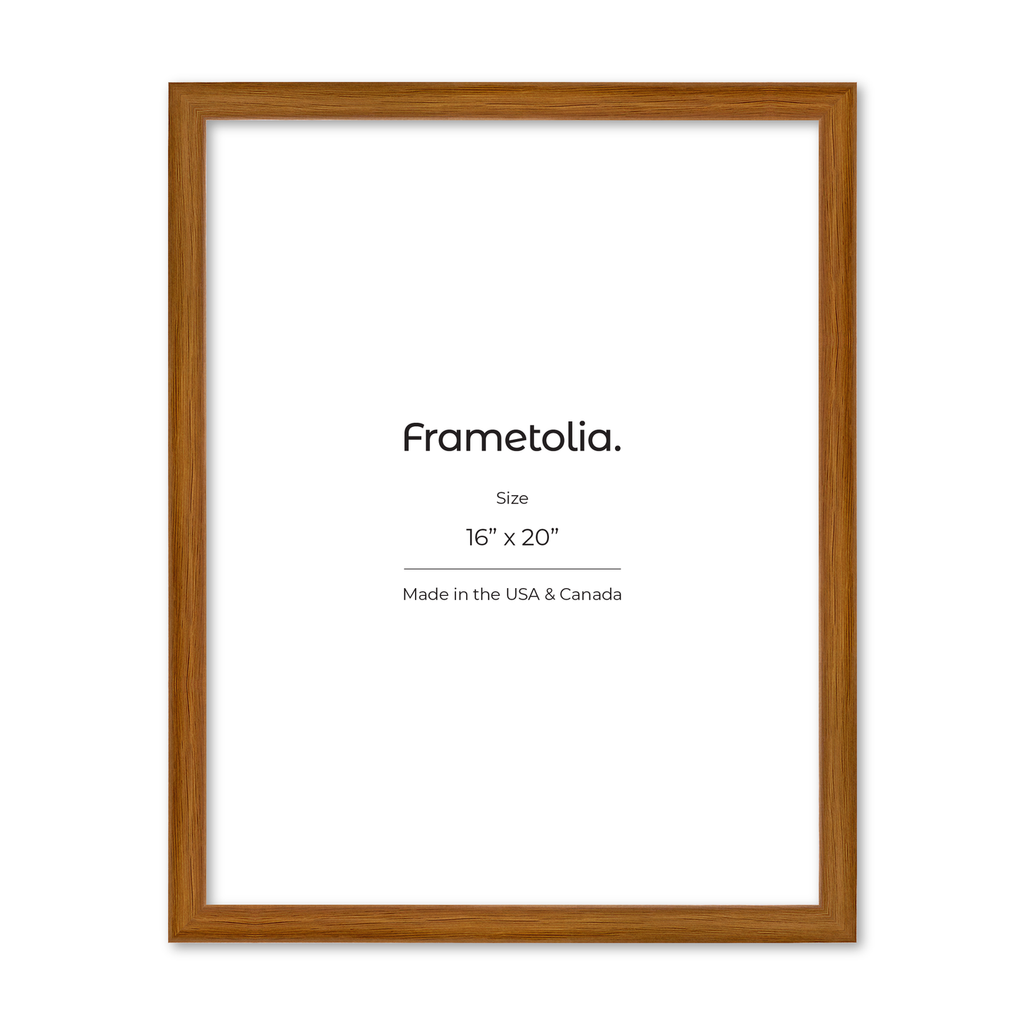 16" x 20" Light Oak Hudson Narrows Wall Frame