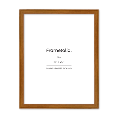 16" x 20" Light Oak Hudson Narrows Wall Frame