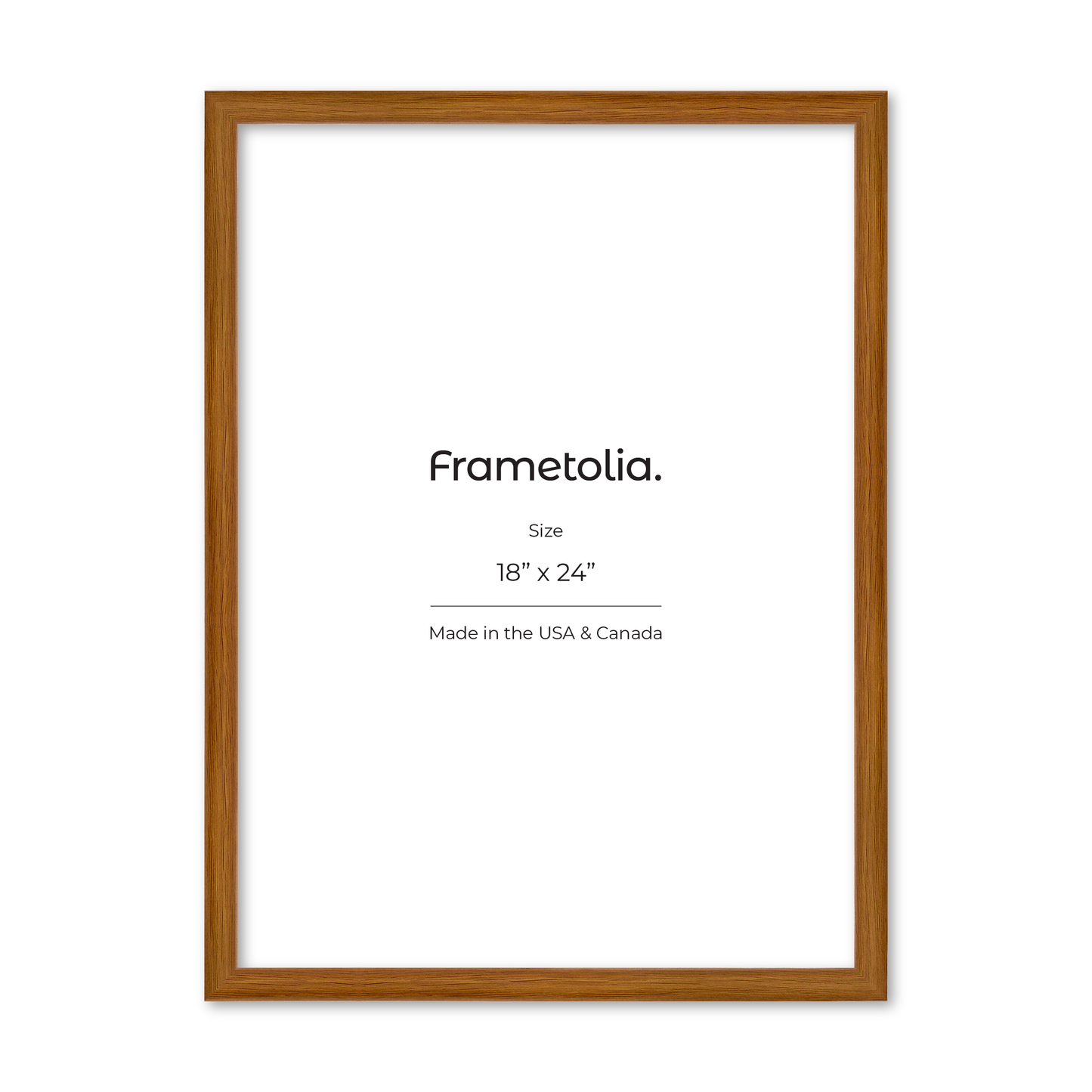 18" x 24" Light Oak Hudson Narrows Wall Frame