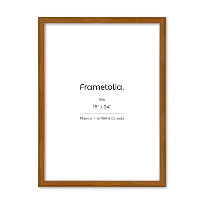 18" x 24" Light Oak Hudson Narrows Wall Frame