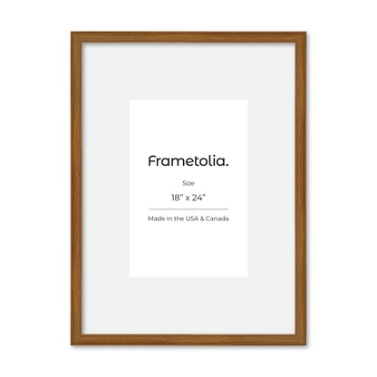 18" x 24" Light Oak Hudson Narrows Wall Frame