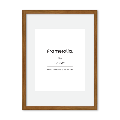 18" x 24" Light Oak Hudson Narrows Wall Frame