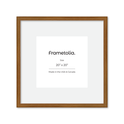 20" x 20" Light Oak Hudson Narrows Wall Frame