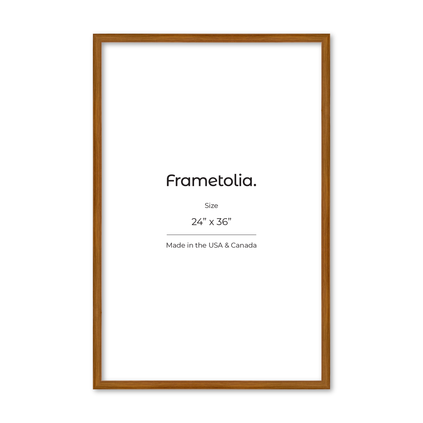 24" x 36" Light Oak Hudson Narrows Wall Frame