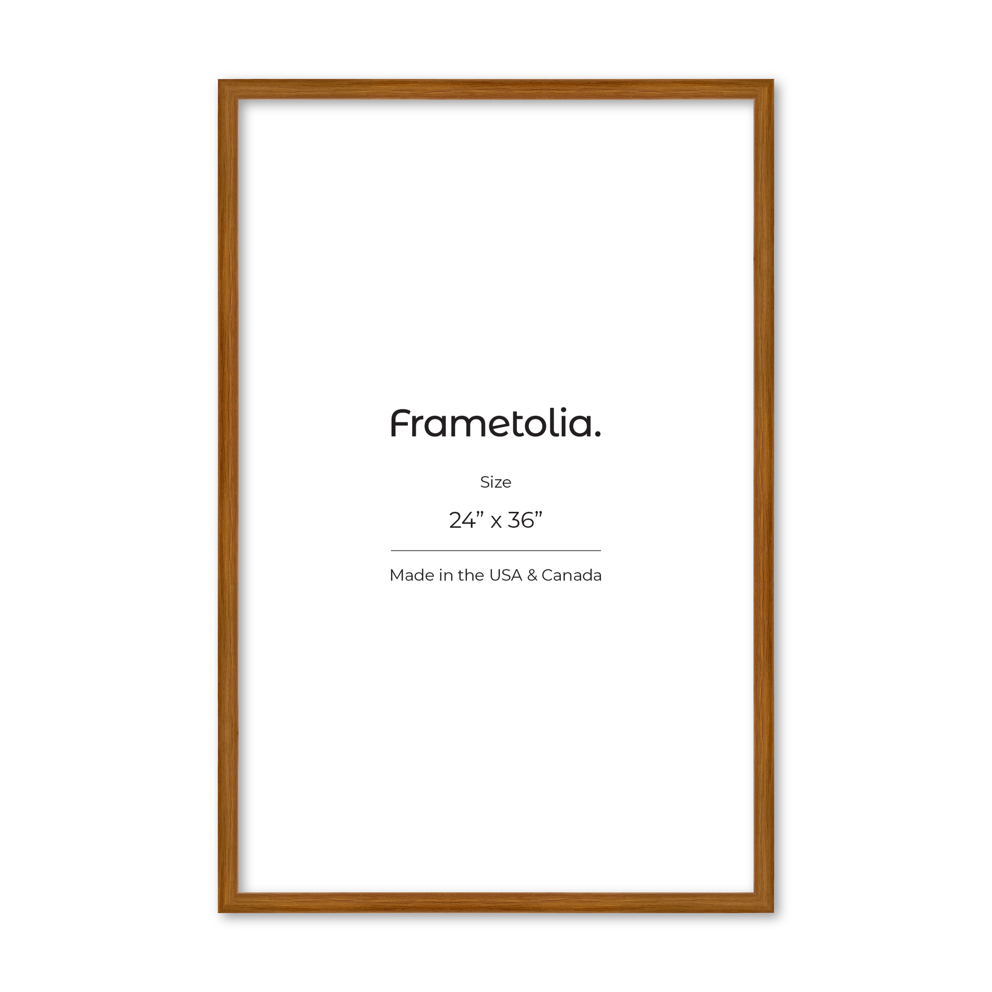 24" x 36" Light Oak Hudson Narrows Wall Frame