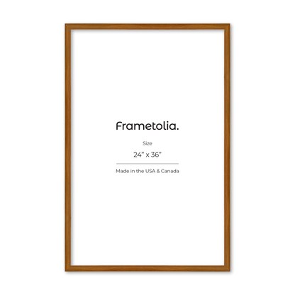 24" x 36" Light Oak Hudson Narrows Wall Frame