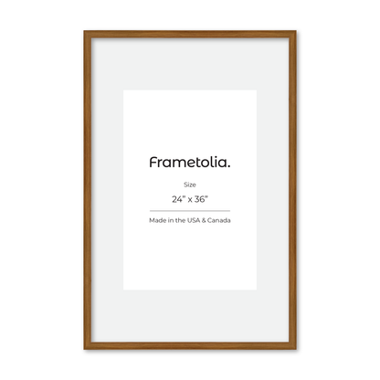 24" x 36" Light Oak Hudson Narrows Wall Frame