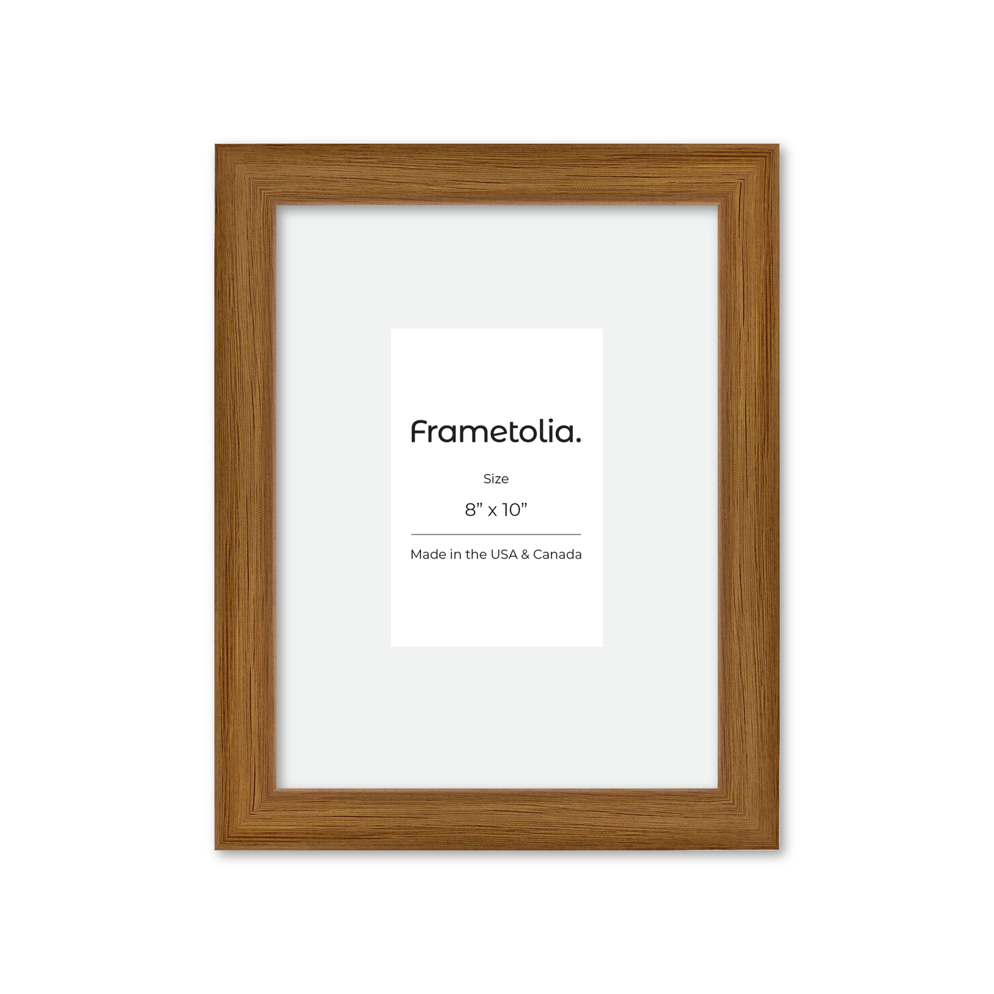 8" x 10" Light Oak Hudson Narrows Wall Frame