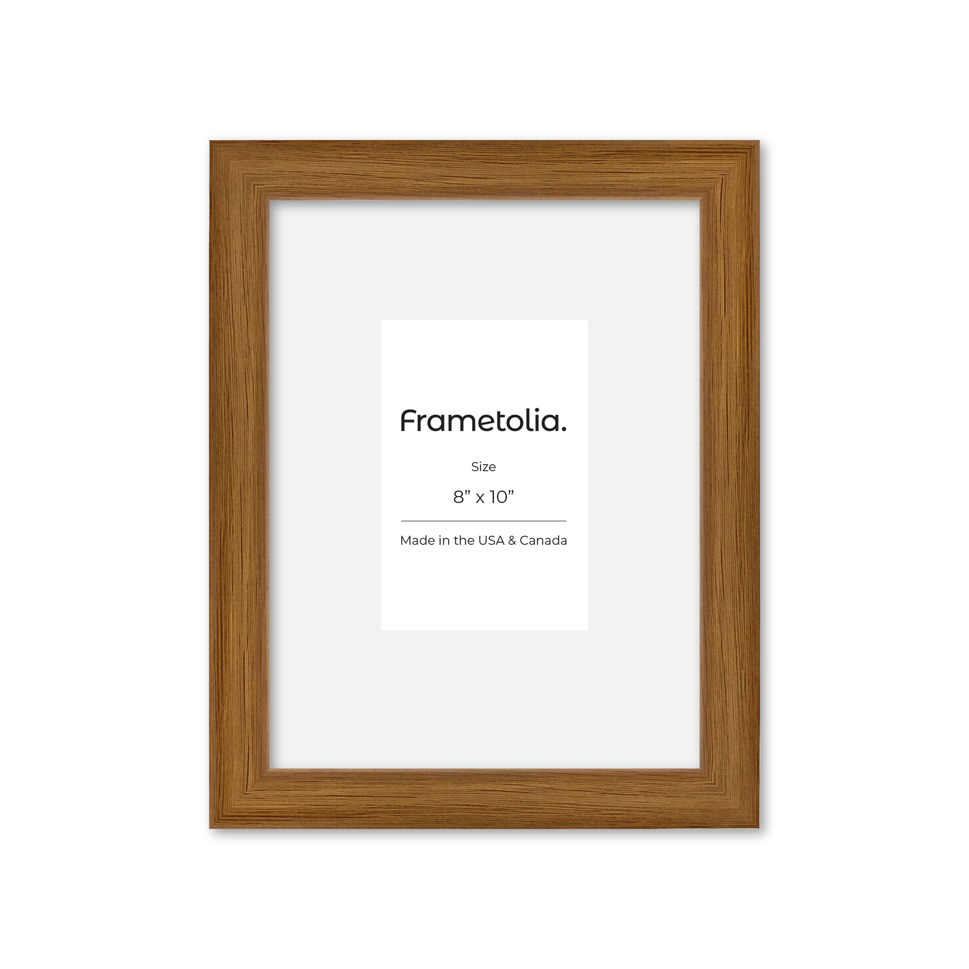 8" x 10" Light Oak Hudson Narrows Wall Frame