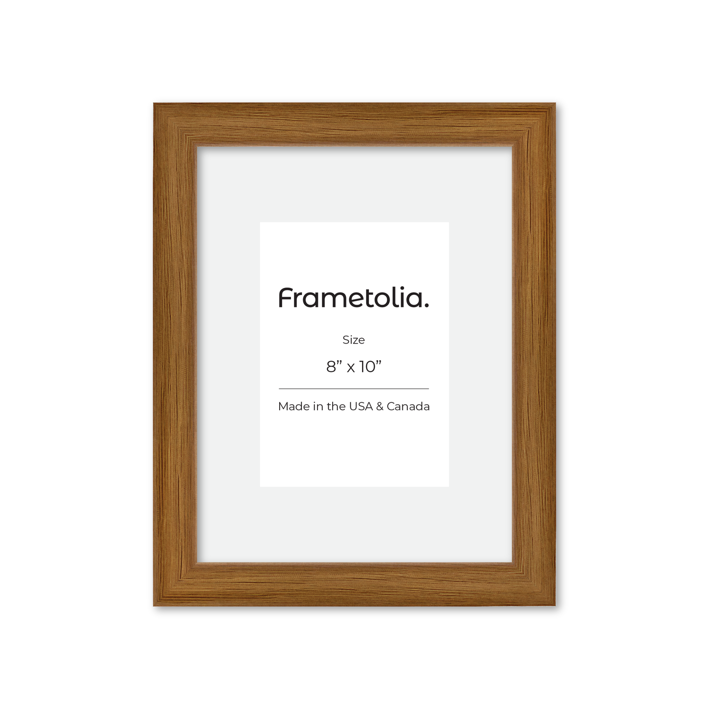 8" x 10" Light Oak Hudson Narrows Wall Frame