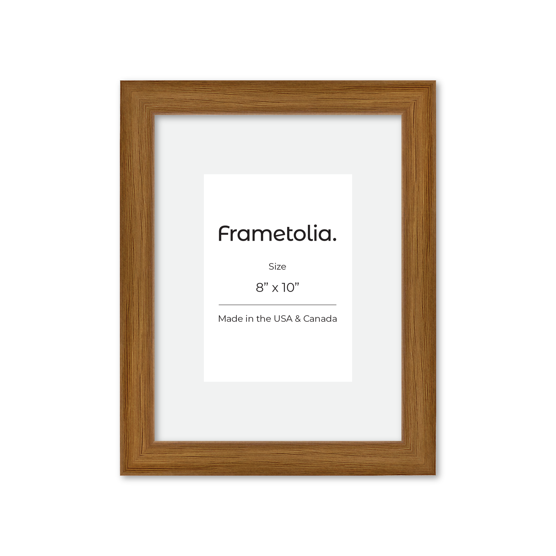 8" x 10" Light Oak Hudson Narrows Wall Frame