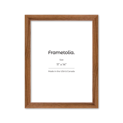 11" x 14" Light Walnut Hudson Narrows Wall Frame