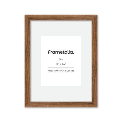 11" x 14" Light Walnut Hudson Narrows Wall Frame