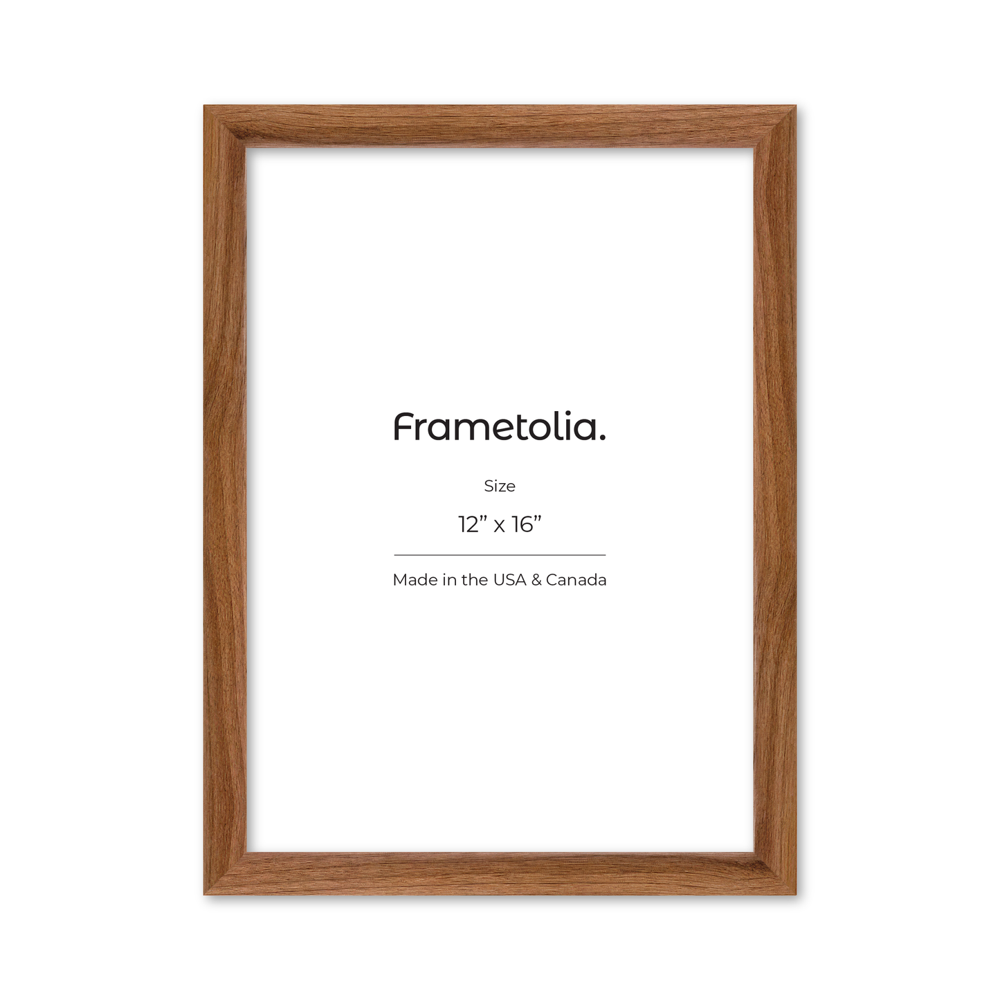12" x 16" Light Walnut Hudson Narrows Wall Frame