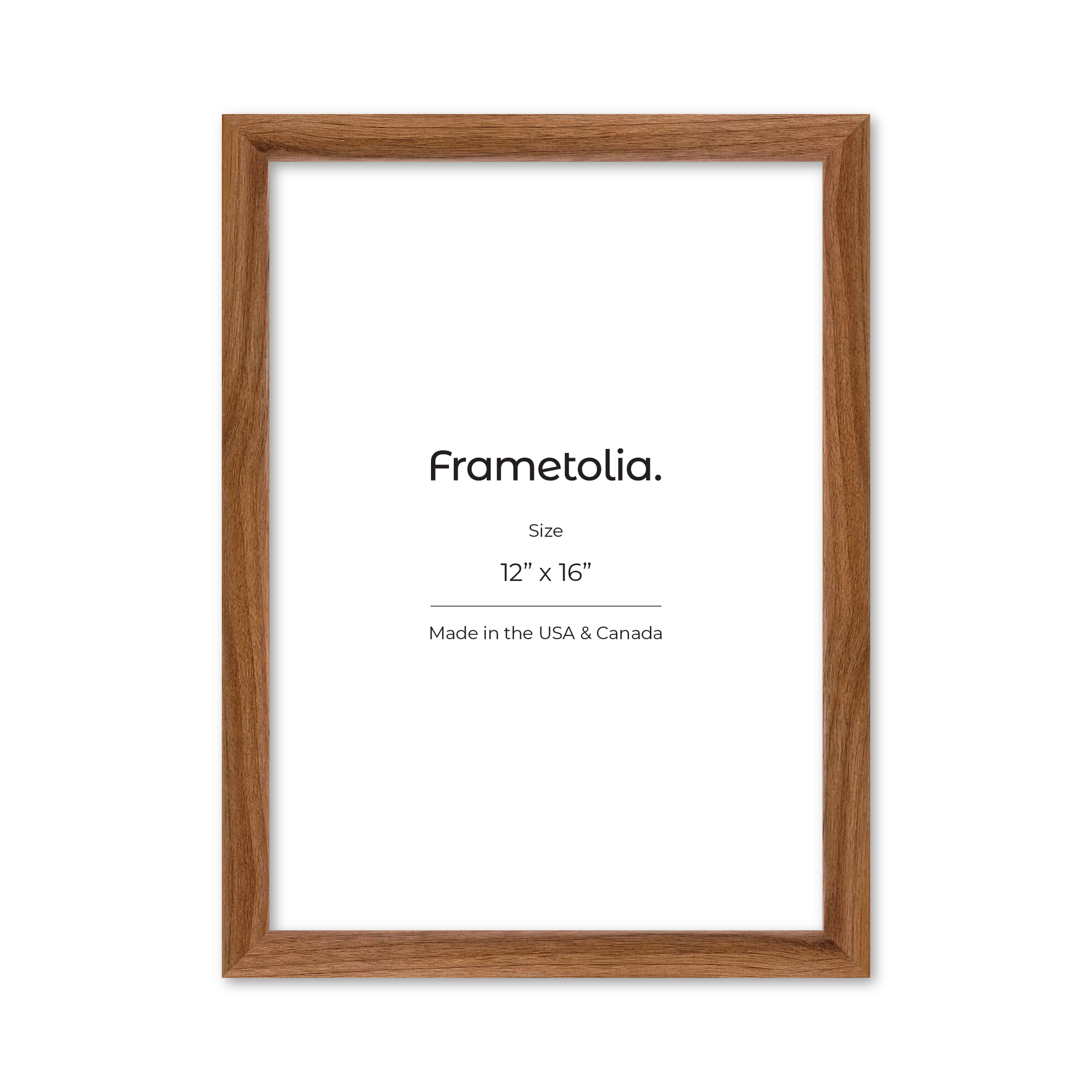 12" x 16" Light Walnut Hudson Narrows Wall Frame