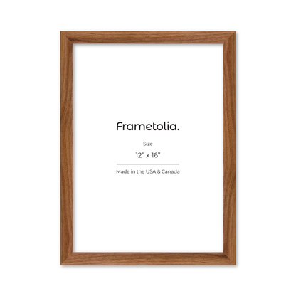 12" x 16" Light Walnut Hudson Narrows Wall Frame