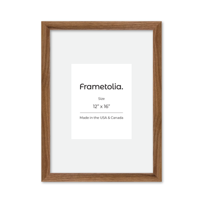 12" x 16" Light Walnut Hudson Narrows Wall Frame