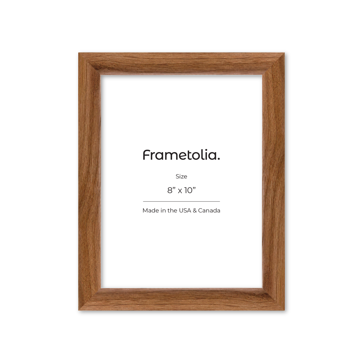 8" x 10" Light Walnut Hudson Narrows Wall Frame