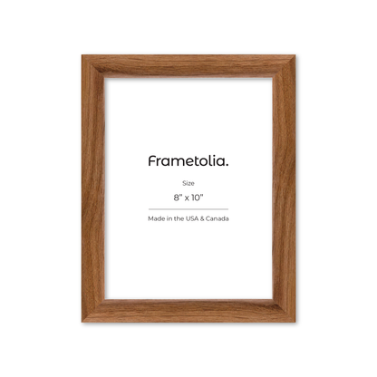8" x 10" Light Walnut Hudson Narrows Wall Frame