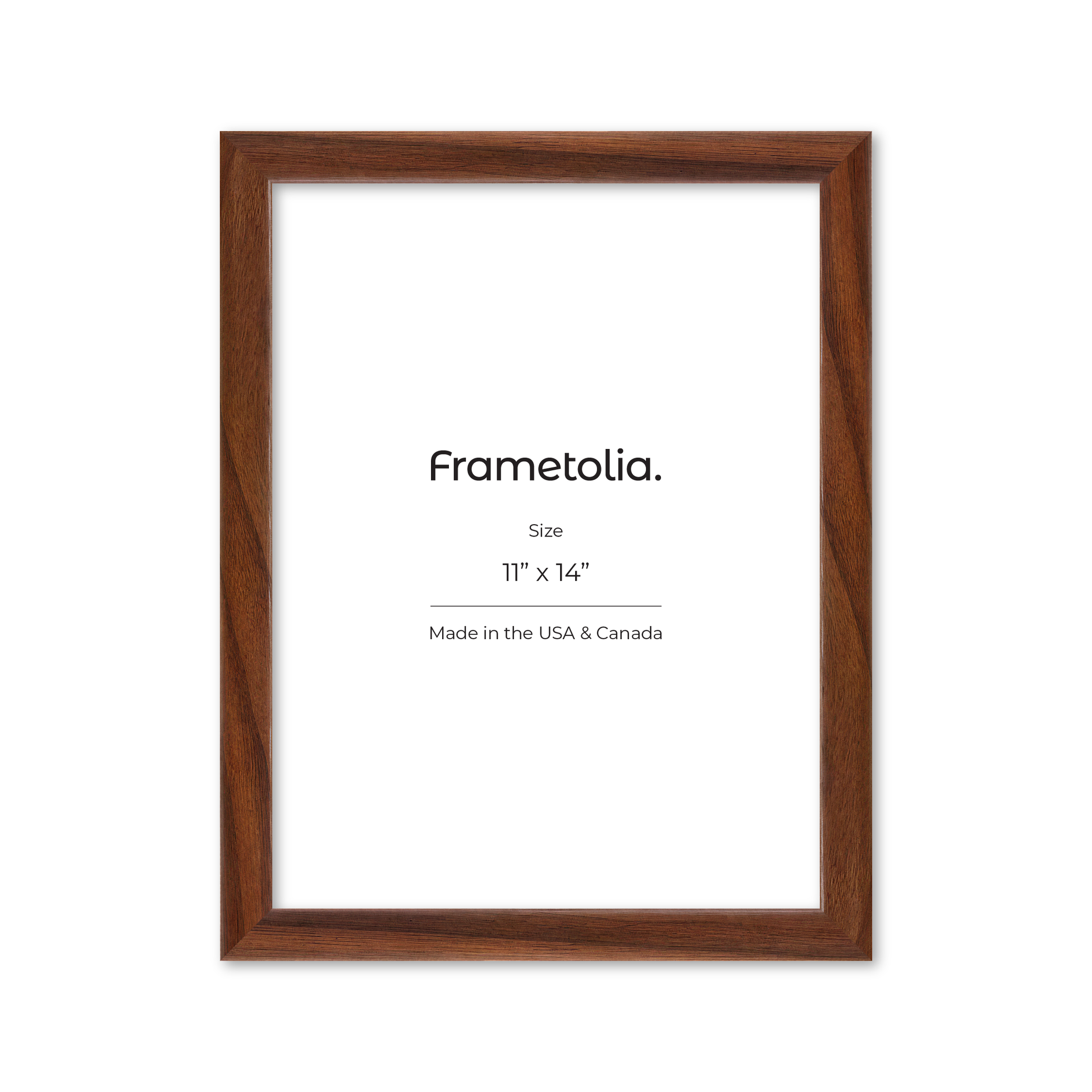 11" x 14" Dark Walnut Hudson Narrows Wall Frame