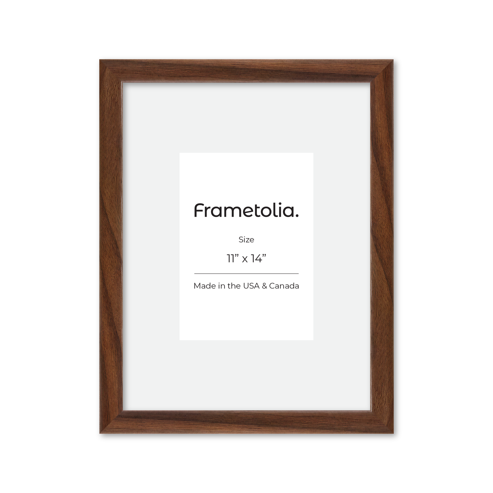 11" x 14" Dark Walnut Hudson Narrows Wall Frame