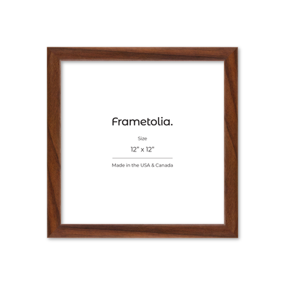 12" x 12" Dark Walnut Hudson Narrows Wall Frame