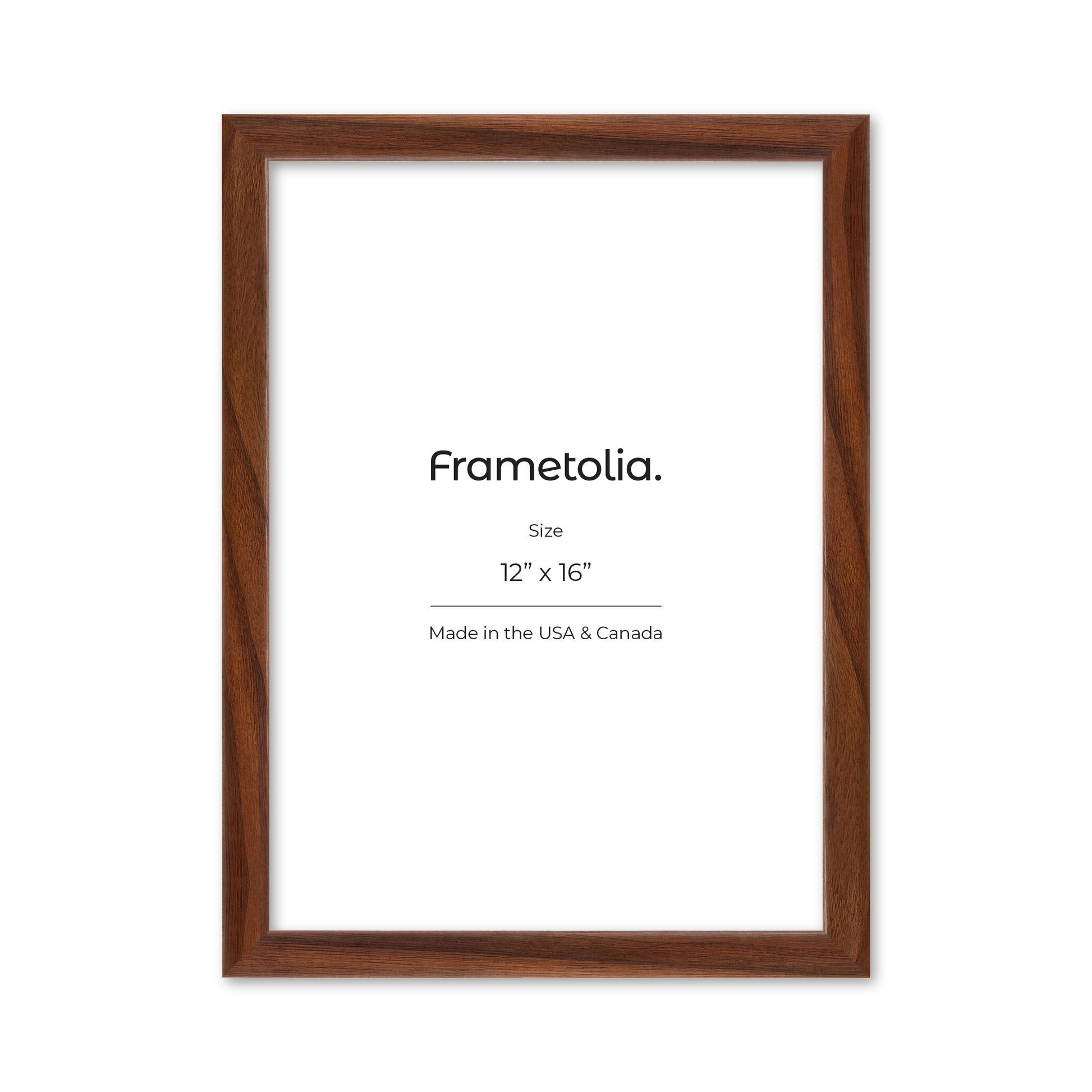 12" x 16" Dark Walnut Hudson Narrows Wall Frame