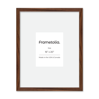16" x 20" Dark Walnut Hudson Narrows Wall Frame