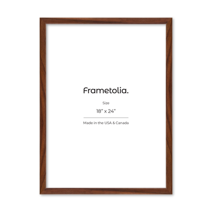 18" x 24" Dark Walnut Hudson Narrows Wall Frame